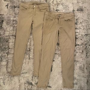 American Eagle Khaki Jegging